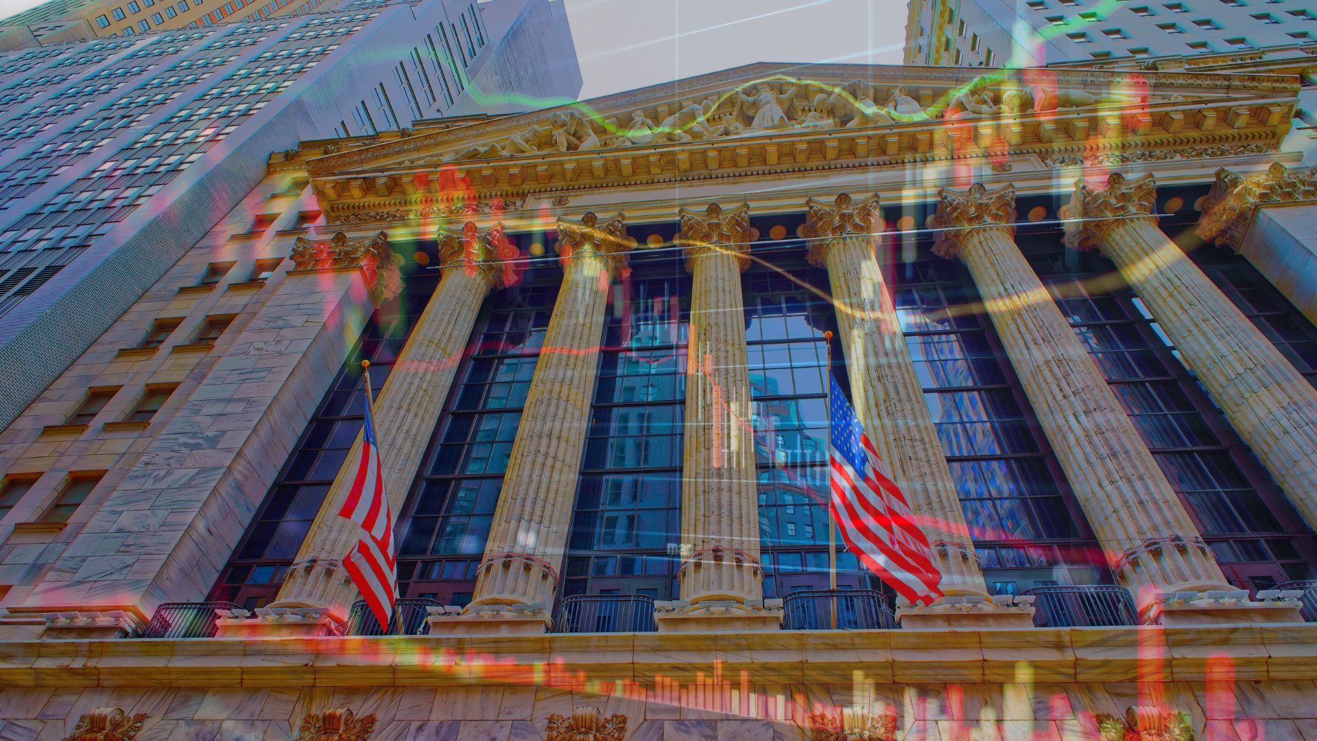 Wall Street Building Börse - Junger Anleger