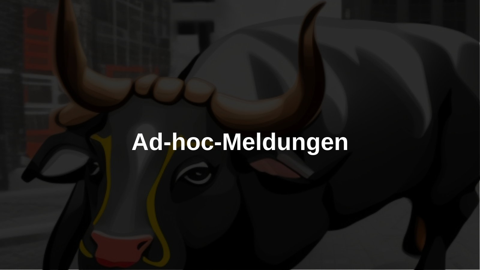 Ad-hoc-Meldungen Definition – Junger Anleger Börsenlexikon